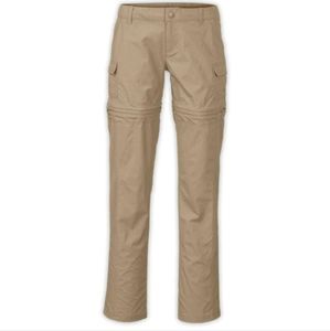 The North Face Womans Convertible Paramount 2.0 Khaki Cargo Pants Size‎ 10